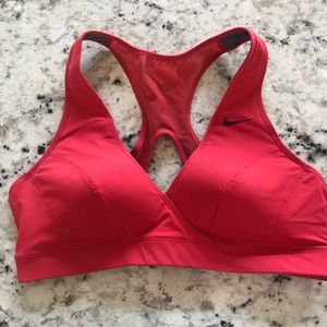 Red Nike Sports Bra